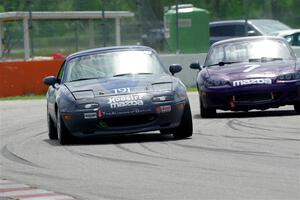 Aaron Jongbloedt's and Geoff Youngdahl's Spec Miata Mazda Miatas