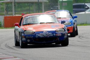 Nick LoGalbo's and Bruce Allen's Spec Miata Mazda Miatas