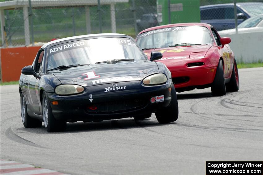 Mike Soward's and Eric Chang's Spec Miata Mazda Miatas