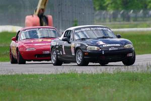 Mike Soward's and Eric Chang's Spec Miata Mazda Miatas