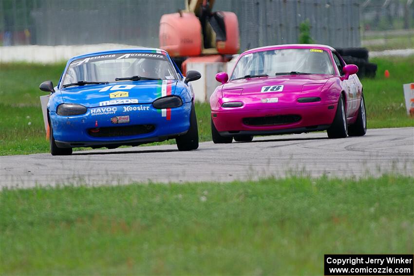 Matteo Azari's and Josh Jablonski's Spec Miata Mazda Miatas