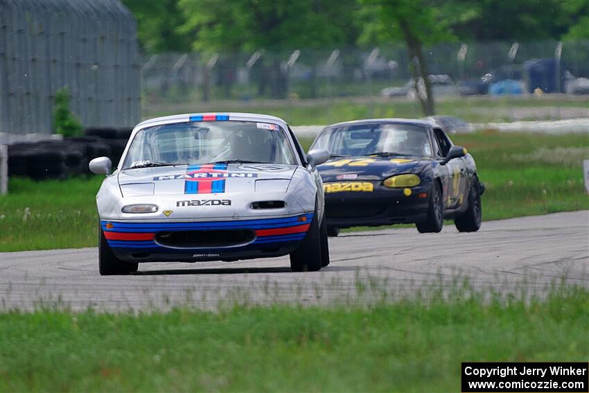 William King's and Greg Youngdahl's Spec Miata Mazda Miatas