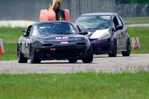 Cody Lindman's STL Mazda Miata and Andrew Janssen's B-Spec Honda Fit