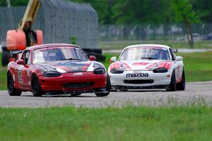 John Elder's STL Mazda Miata and Nolan Elder's STL Mazda Miata