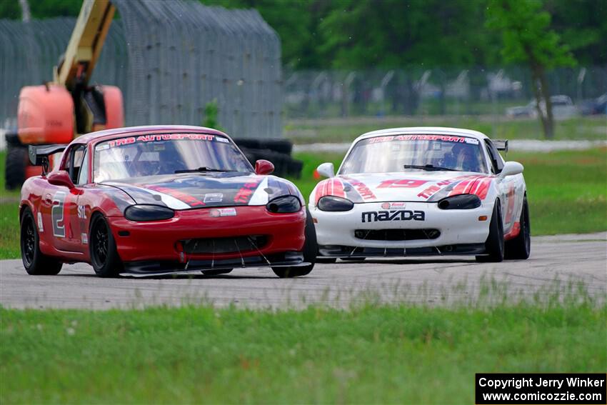 John Elder's STL Mazda Miata and Nolan Elder's STL Mazda Miata