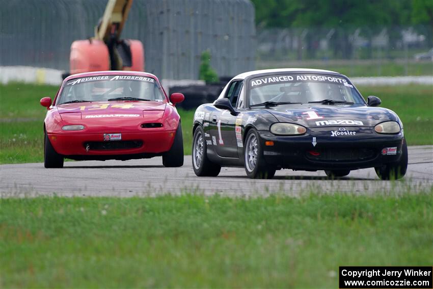 Mike Soward's and Eric Chang's Spec Miata Mazda Miatas