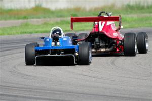 Steve Flaten's Formula X Star Formula Mazda and Rick Eskola's Formula 600 QRE Invader QC1