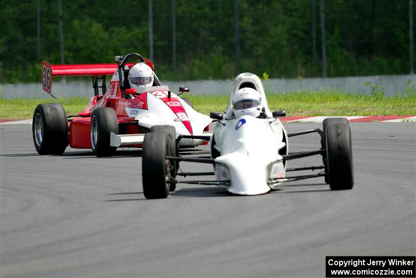 Alan Murray's Formula F Swift DB-1 and Steve Flaten's Formula X Star Formula Mazda