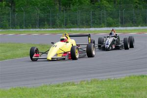 Mike Fowler's Van Diemen RF96 Formula Continental and Tazio Stefanelli's Formula F Spectrum 014