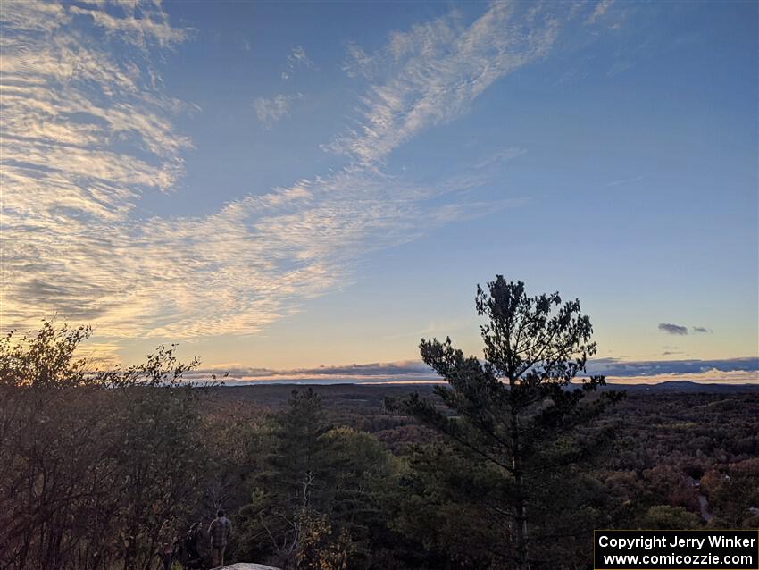 An autumn view atop Mount Marquette.