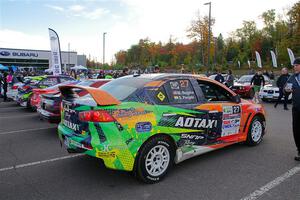 Sumit Panjabi / Michelle Rogers Mitsubishi Lancer Evo X at parc expose.