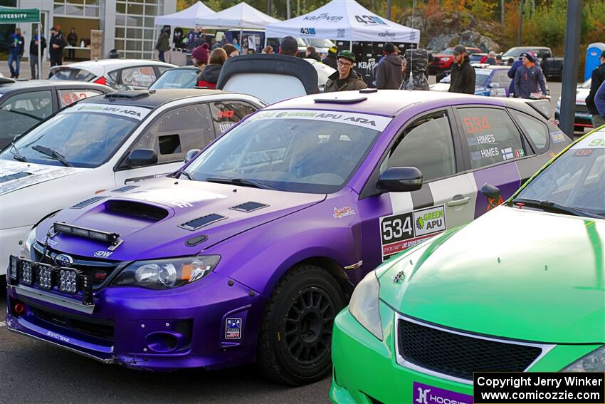 Silas Himes / Charlotte Himes Subaru WRX STi at parc expose.