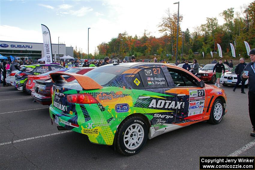 Sumit Panjabi / Michelle Rogers Mitsubishi Lancer Evo X at parc expose.