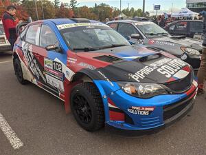 Arek Bialobrzeski / Aris Mantopoulos Subaru WRX STi at parc expose.