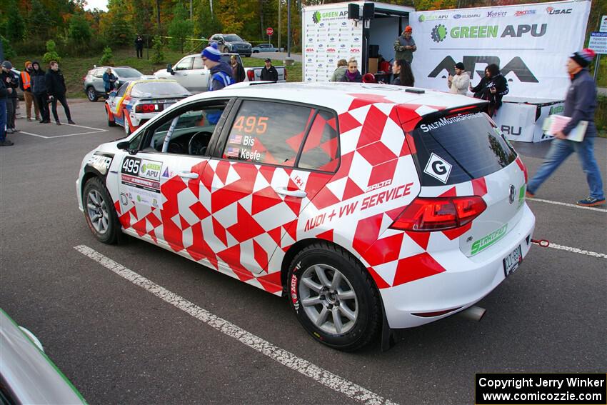 Steve Bis / Kelly Keefe VW Golf R at parc expose.