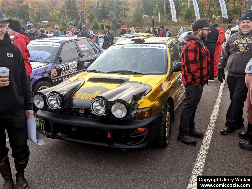 Sean Costello / Breandan Carter Subaru Impreza 2.5RS at parc expose.