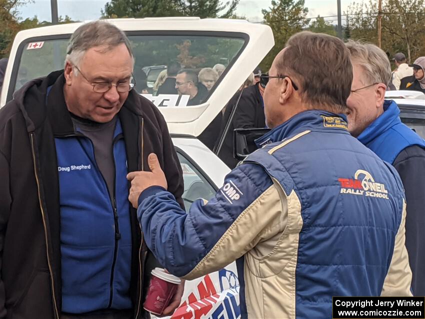 Doug Shepherd and Tim O'Neil chat about past P.O.R.'s at parc expose.