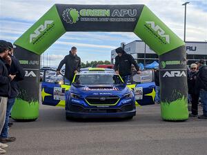 Brandon Semenuk / Keaton Williams Subaru WRX ARA24 at the ceremonial start.