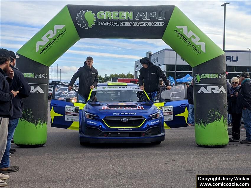 Brandon Semenuk / Keaton Williams Subaru WRX ARA24 at the ceremonial start.