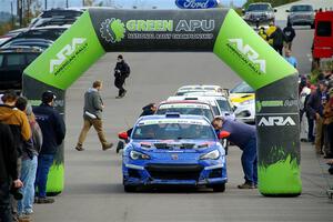 Santiago Iglesias / R.J. Kassel Subaru BRZ at the ceremonial start.