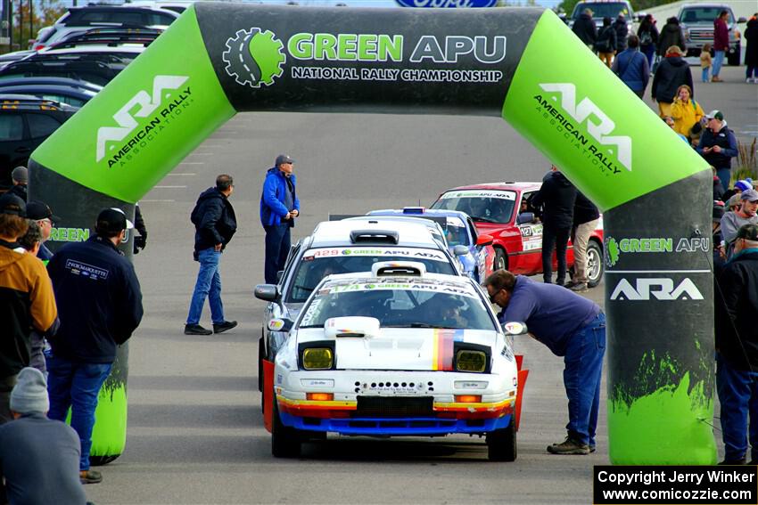 Kevin Schmidt / Kyle Roberts Mazda RX-7 at the ceremonial start.