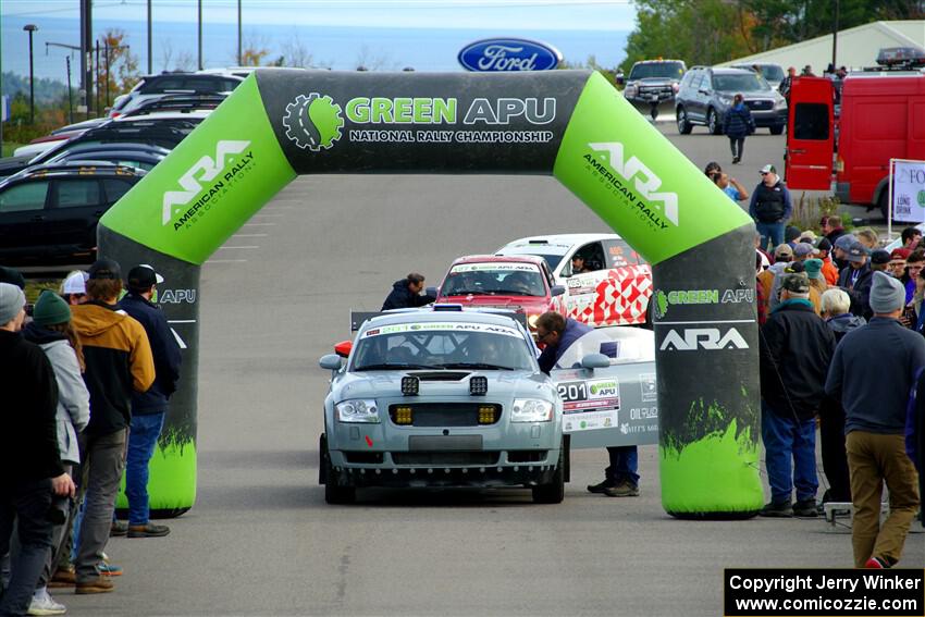 Adam VanDamme / Andrew Herron Audi TT at the ceremonial start.