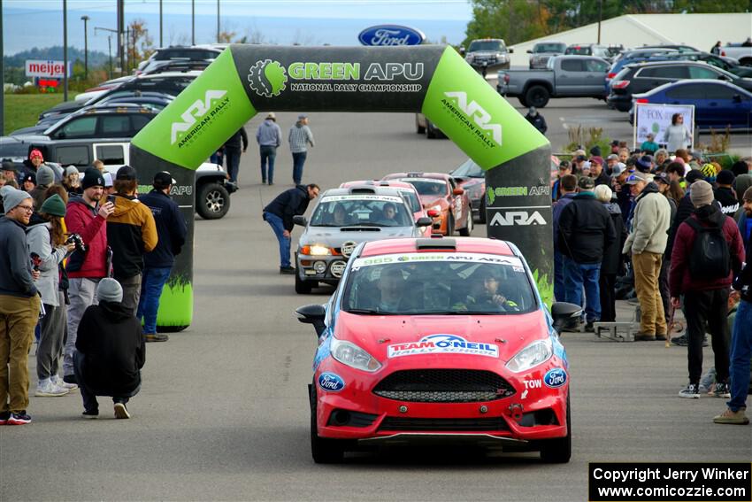 Chris Cyr / Glen Ray Ford Fiesta ST leaves the ceremonial start.