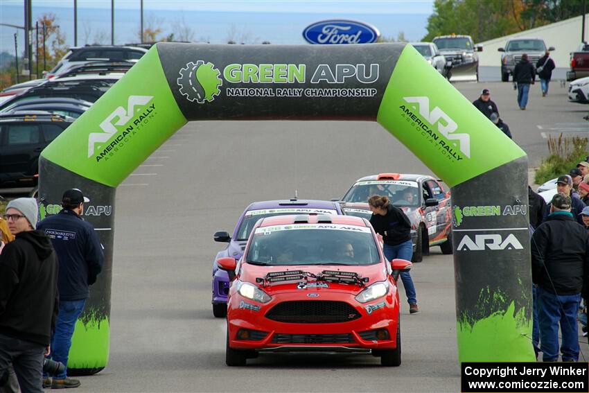 Sean Donnelly / Zach Pfeil Ford Fiesta ST at the ceremonial start.