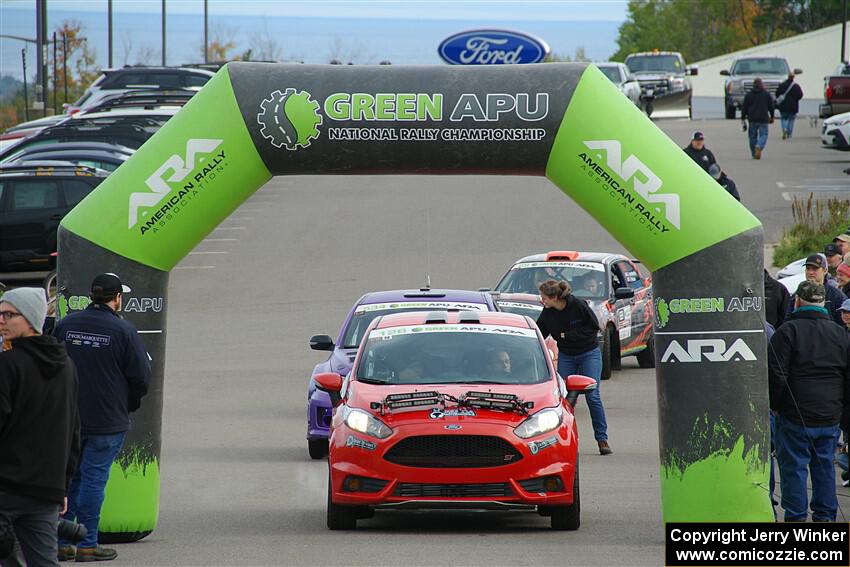 Sean Donnelly / Zach Pfeil Ford Fiesta ST at the ceremonial start.