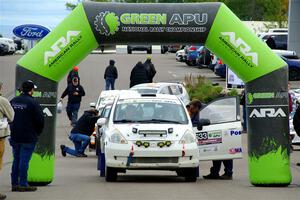 Nick Bukky / Emmons Hathaway Honda Fit at the ceremonial start.