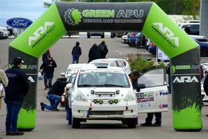 Nick Bukky / Emmons Hathaway Honda Fit at the ceremonial start.