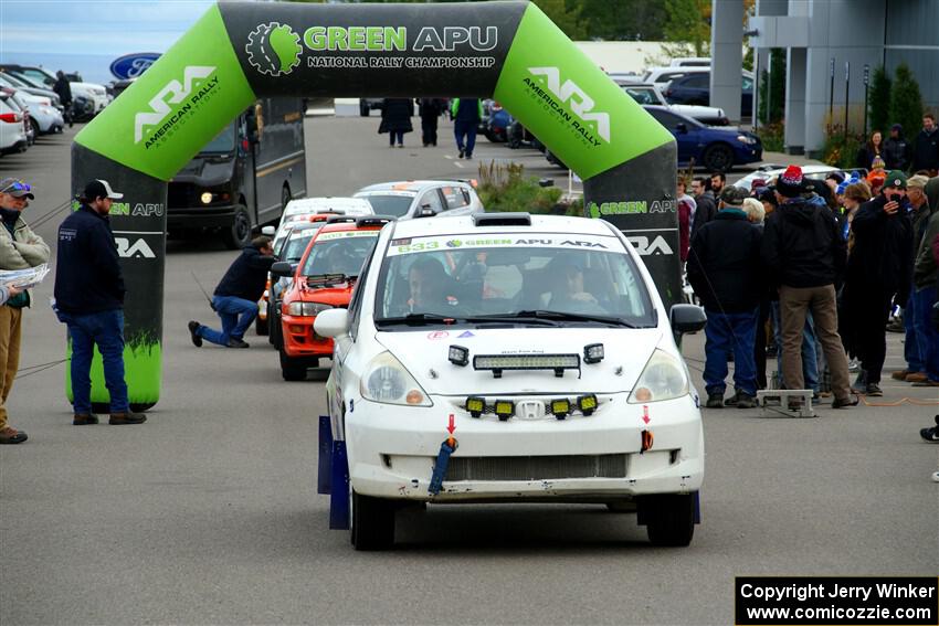 Nick Bukky / Emmons Hathaway Honda Fit leaves the ceremonial start.