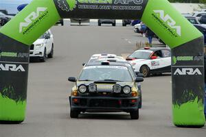 Sean Costello / Breandan Carter Subaru Impreza 2.5RS at the ceremonial start.