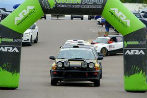 Sean Costello / Breandan Carter Subaru Impreza 2.5RS at the ceremonial start.