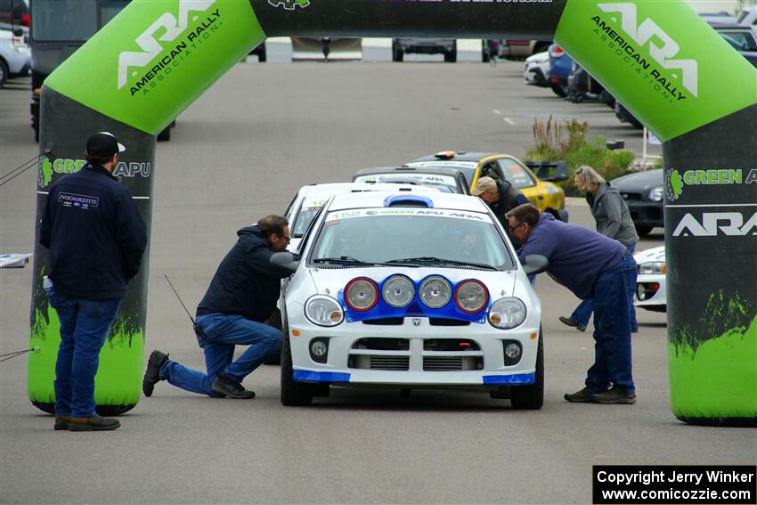 Doug B. Shepherd / Chris LaBaere Dodge SRT-4 at the ceremonial start.