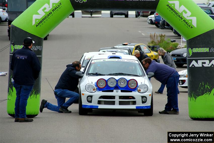 Doug B. Shepherd / Chris LaBaere Dodge SRT-4 at the ceremonial start.