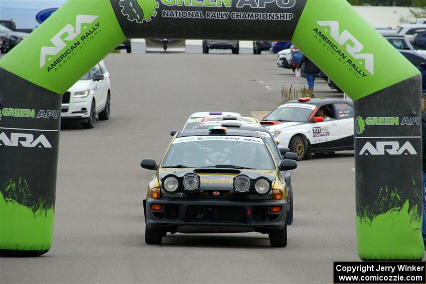 Sean Costello / Breandan Carter Subaru Impreza 2.5RS at the ceremonial start.