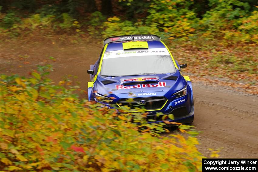 Brandon Semenuk / Keaton Williams Subaru WRX ARA24 on SS2, Bob Lake I.