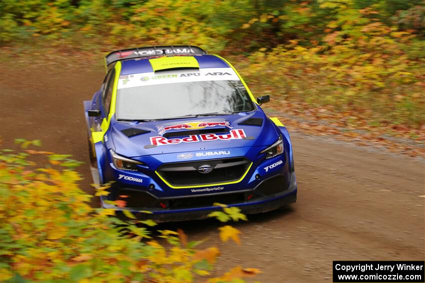 Brandon Semenuk / Keaton Williams Subaru WRX ARA24 on SS2, Bob Lake I.