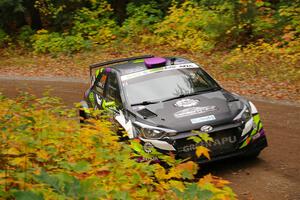 Patrick Gruszka / Florian Barral Hyundai i20 R5 on SS2, Bob Lake I.