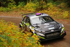 Patrick Gruszka / Florian Barral Hyundai i20 R5 on SS2, Bob Lake I.