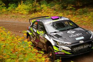 Patrick Gruszka / Florian Barral Hyundai i20 R5 on SS2, Bob Lake I.