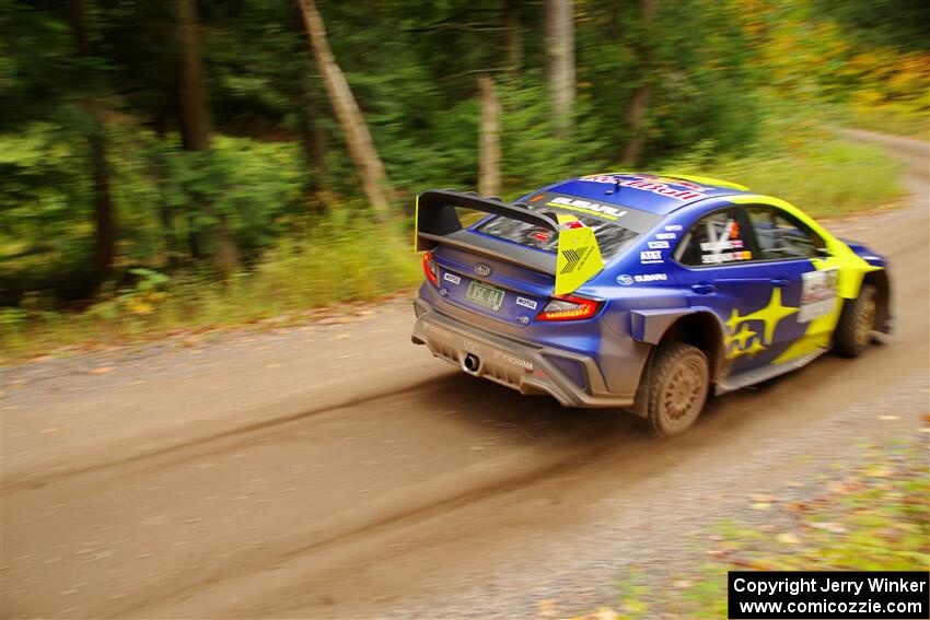 Brandon Semenuk / Keaton Williams Subaru WRX ARA24 on SS2, Bob Lake I.