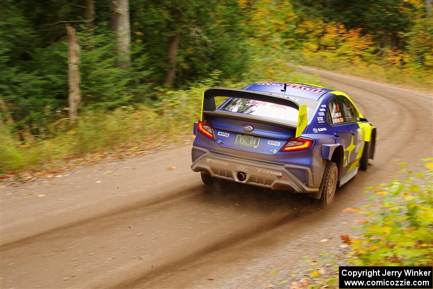 Brandon Semenuk / Keaton Williams Subaru WRX ARA24 on SS2, Bob Lake I.