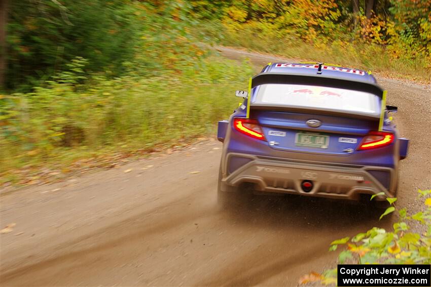 Brandon Semenuk / Keaton Williams Subaru WRX ARA24 on SS2, Bob Lake I.