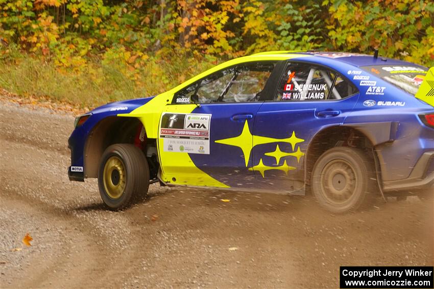 Brandon Semenuk / Keaton Williams Subaru WRX ARA24 on SS2, Bob Lake I.