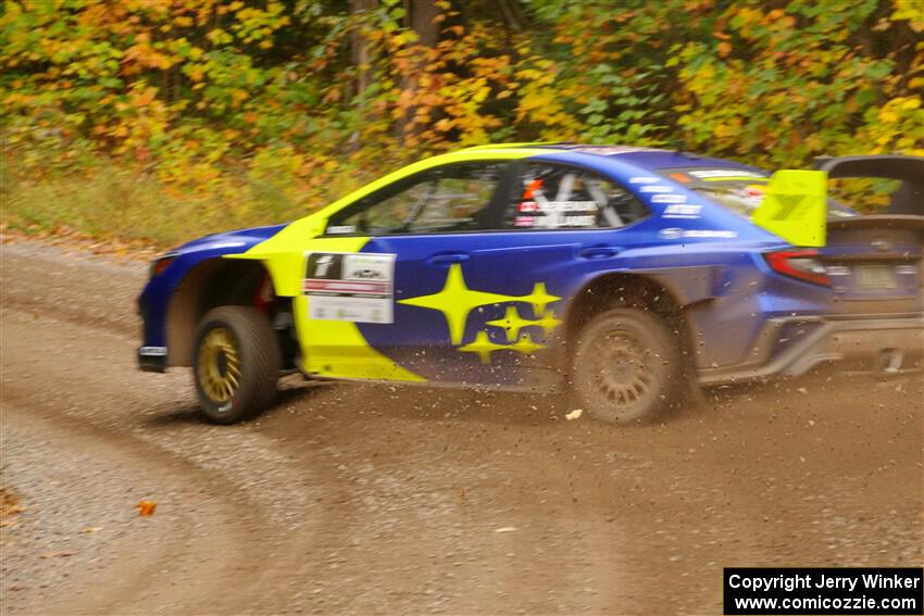 Brandon Semenuk / Keaton Williams Subaru WRX ARA24 on SS2, Bob Lake I.