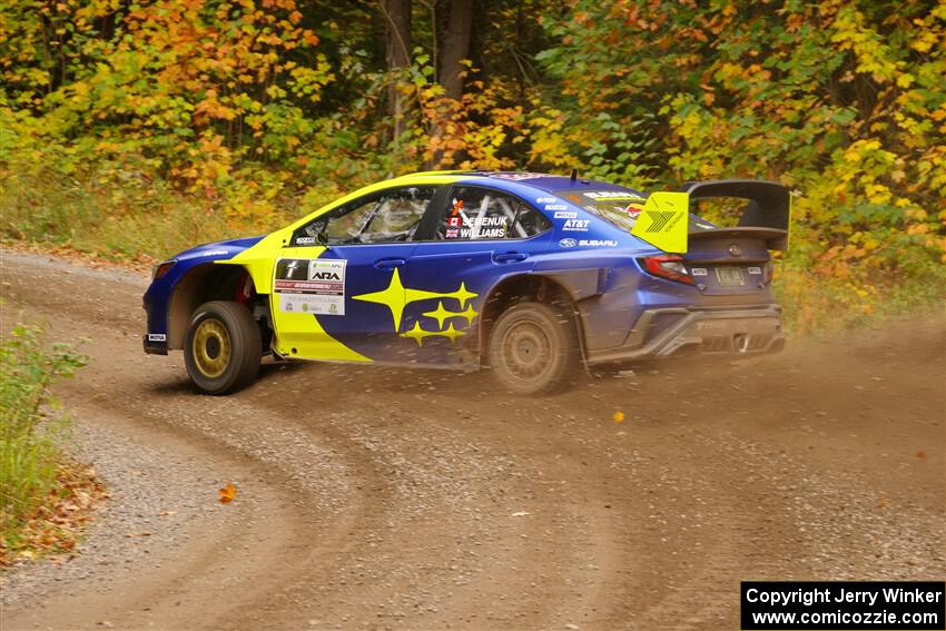 Brandon Semenuk / Keaton Williams Subaru WRX ARA24 on SS2, Bob Lake I.