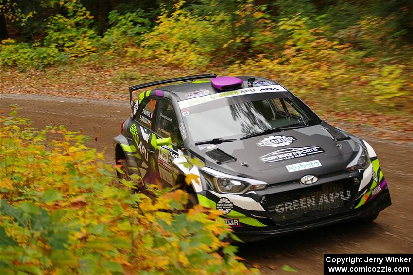 Patrick Gruszka / Florian Barral Hyundai i20 R5 on SS2, Bob Lake I.