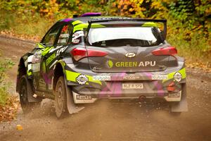 Patrick Gruszka / Florian Barral Hyundai i20 R5 on SS2, Bob Lake I.